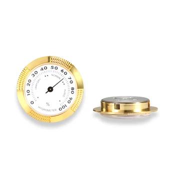 

GALINER Cigar Humidor Hygrometer Round Portable Accurate Measuring Cigar Accessories Hygrometer For COHIBA Cigar Humidor