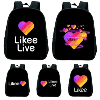 

Likee Russian Style Backpack For Student Backpack LIKEE Video App Softback Backpack kids School Bags For Teenage