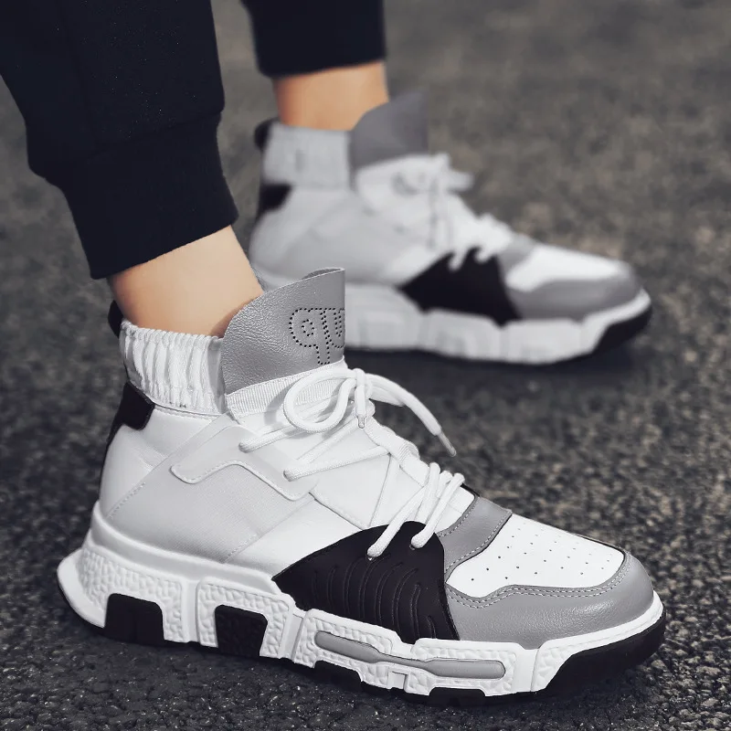 

2019 Autumn & Winter New Style MEN'S SHOES Basketball Athletic Shoes Wear-Resistant High Shoes Dad Shoe Men's Trendy Shoes Stude