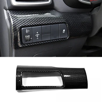 

ABS Plastic Switch Frame Cover Decorative TrimCarbon Fiber Look Auto Hot
