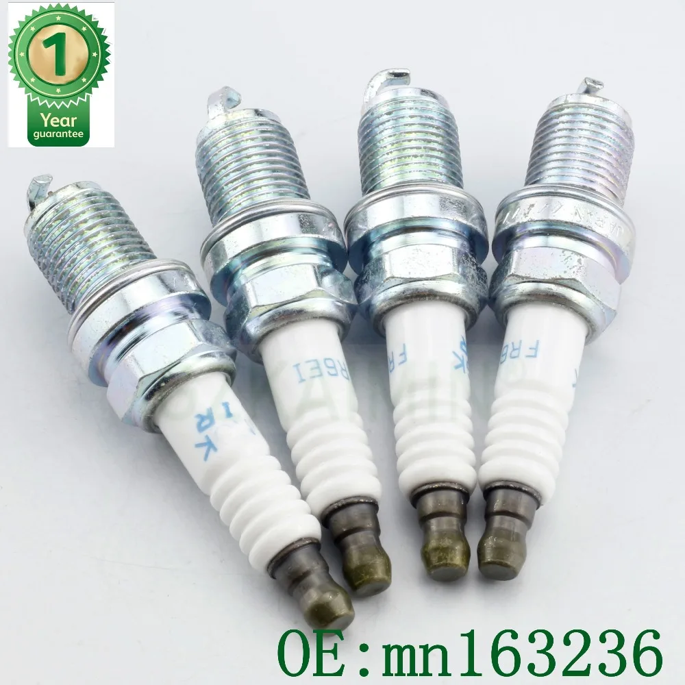 4 шт. Свеча зажигания для Mitsubishi Endeavor Galant 3,8 Lancer OEM MN163236 FR6EI