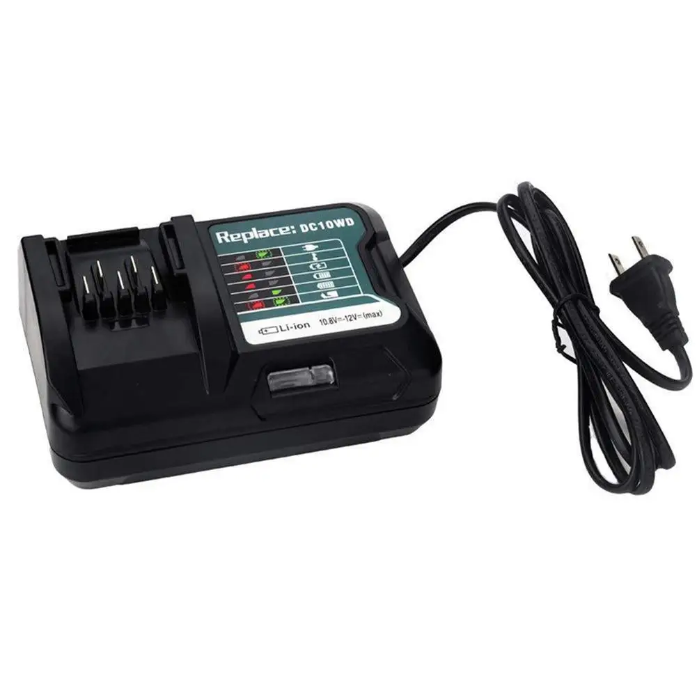 Сменное зарядное устройство для Makitas 10 8 V 12V DC10WD BL1016 BL1021B BL1041B FD05 вилка США |