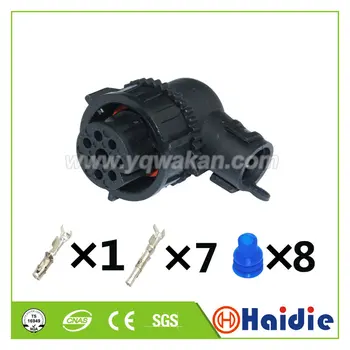 

Free shipping 2sets 8pin round plug electrical waterproof auto senso r car oil exploration railway connector 9800680