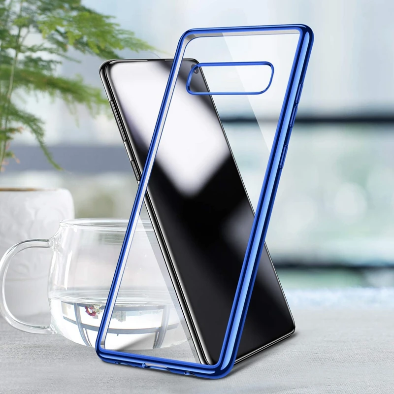 Утолщенный чехол для Samsung Galaxy A6 A8 A9 A7 2018 A750 S8 S9 S10 Plus S7 edge Note 8 10 9 J4 J6 J8 TPU кристальная