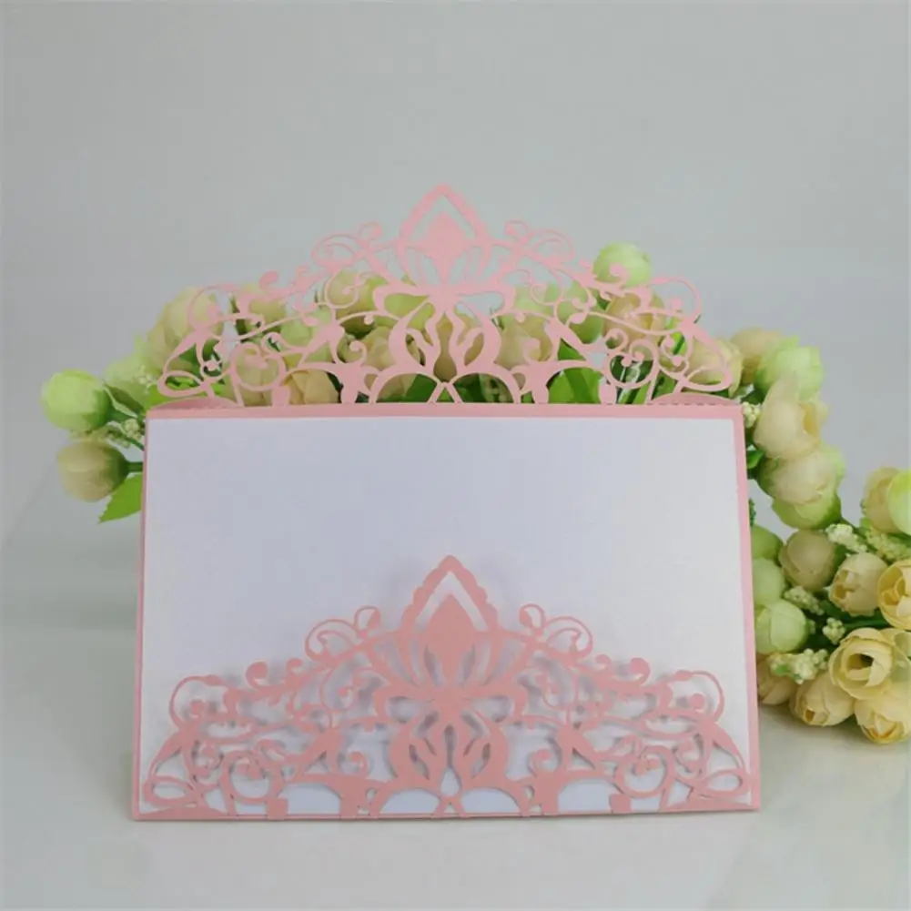  10pcs Vertical Laser Cut Butterfly Invitations Cards Kits for Wedding Bridal Shower Birthday Colorf - 4000595058121