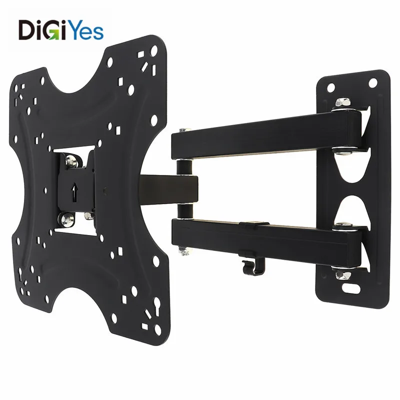 

Universal 22KG Adjustable Frosted Material TV Wall Mount Bracket Flat Panel TV Frame Cable Clip for 17-42 Inch LCD LED Monitor
