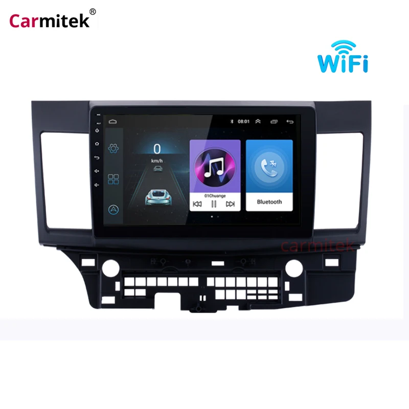 Мультимедийный плеер для Mitsubishi Lancer 2007 2012 10 1 дюйма Android 9 0 Wi Fi Bluetooth GPS