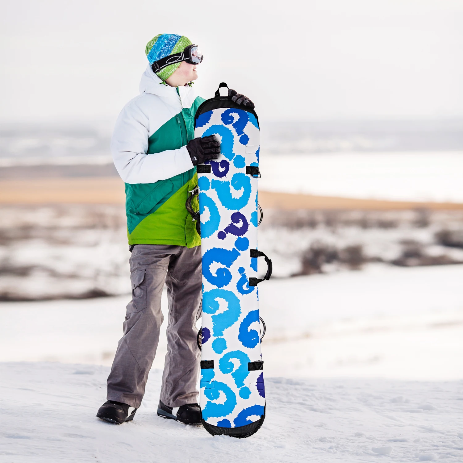 Xcman-capa completa para proteção de snowboard, capa
