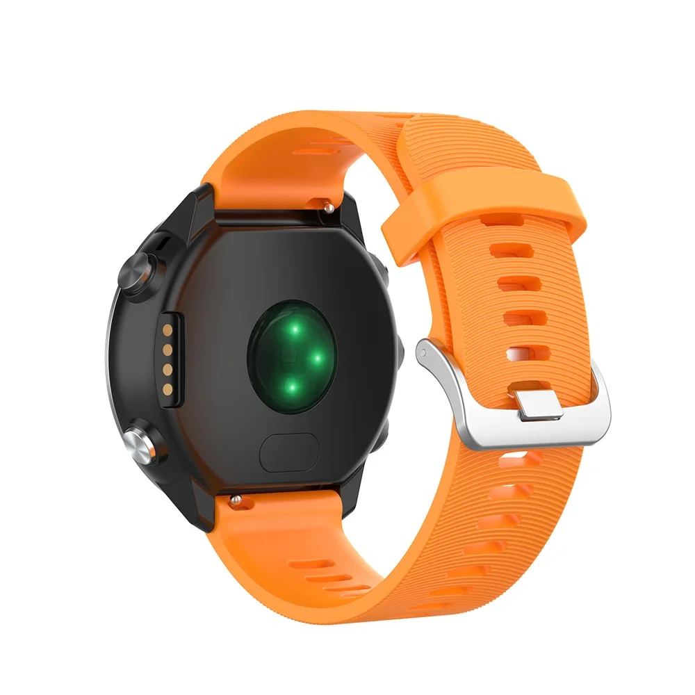 Классические яркие силиконовые часы браслет 20 мм ремешок для Garmin Forerunner 645 245 245M Vivoactive 3