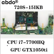 Dla Lenovo 720S-15IKB laptop płyta główna LS720 MB 17823-1N 448.0D902.001N procesor i7-7700HQ GPU GTX1050TI testowane 100% pracy