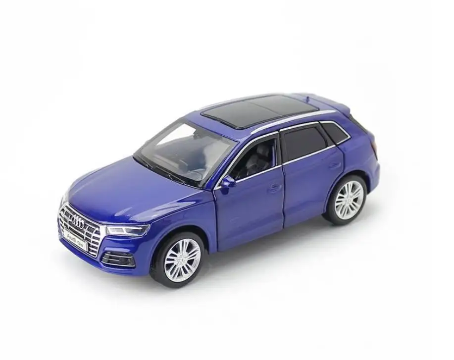 

Модель автомобиля Q5L из сплава в масштабе 1:32, 6-дверная имитация звука светильник музыки, детские развивающие игрушки, бесплатная доставка