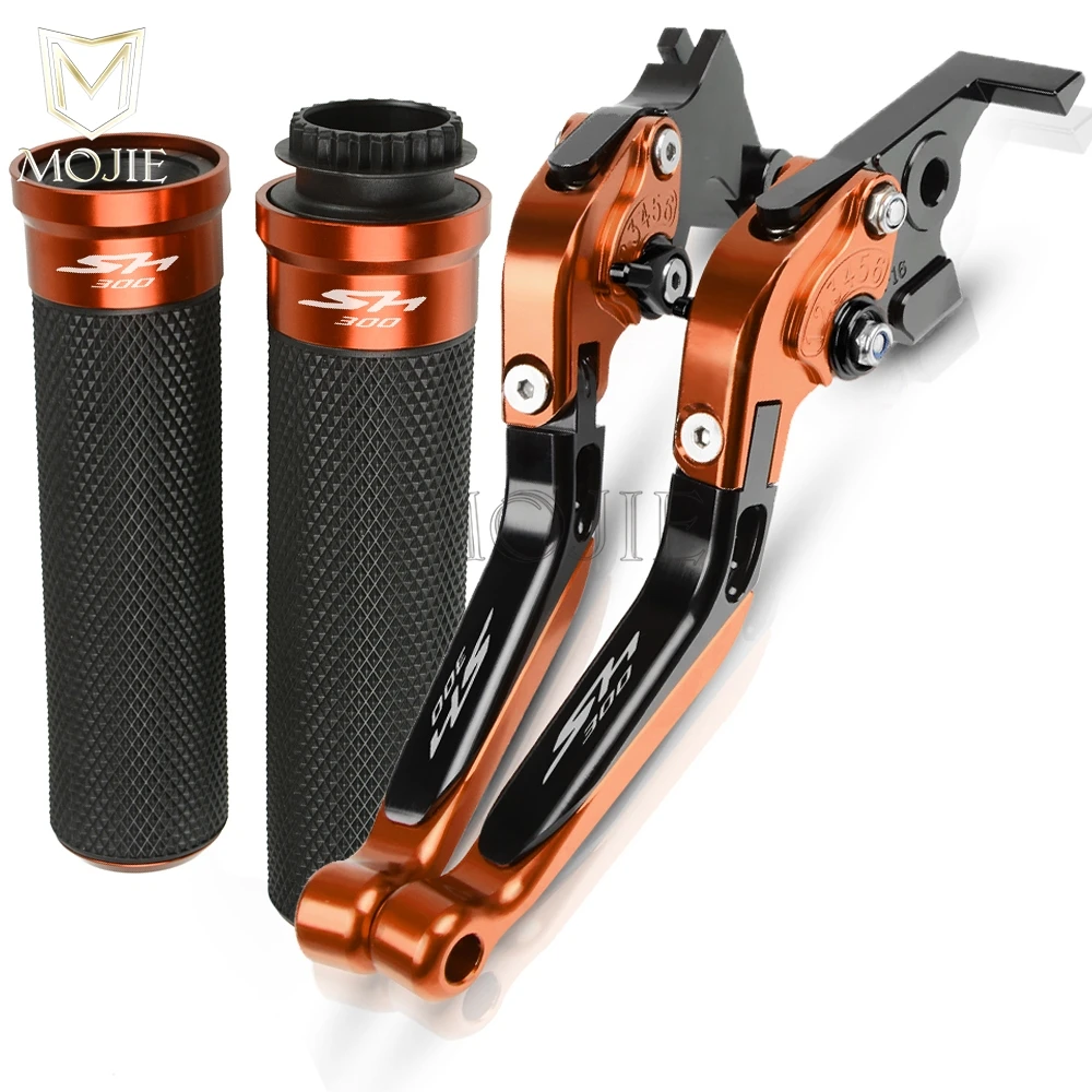 Orange Для Honda SH300 SH 300 аксессуары для мотоциклов CNC регулируемые Складные Выдвижные Тормозные Рычаги сцепления рукоятки - Цвет: Orange