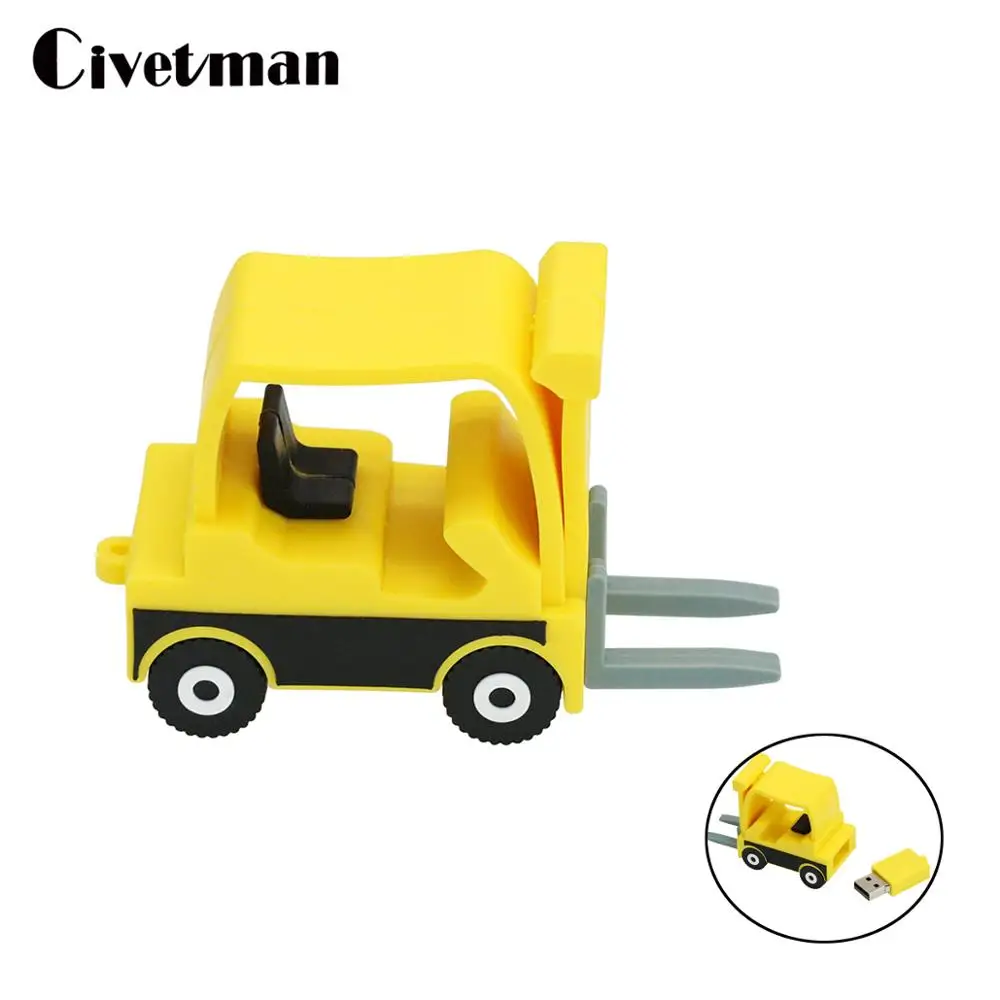 Nieuwe Tractor Usb Flash Drive 128Gb Pen Drive Usb 2.0 Pendrive