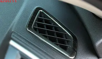 

BJMYCYY For Honda Civic Sedan 10th 2016 LHD Car Front Air Conditioning Outlet Frame Interior Cover Decortion Sequin Accessories