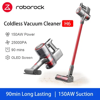 

2020 Roborock H6 Adapt Handheld Wireless Vacuum Cleaner Portable Cordless 150AW All in one Dust Collector floor Carpet Cleaner