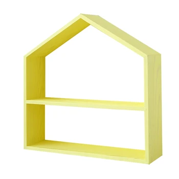 

Wood House Ornament Cupcake Stand Nordic Wedding Props Wood Cake Stand Yellow