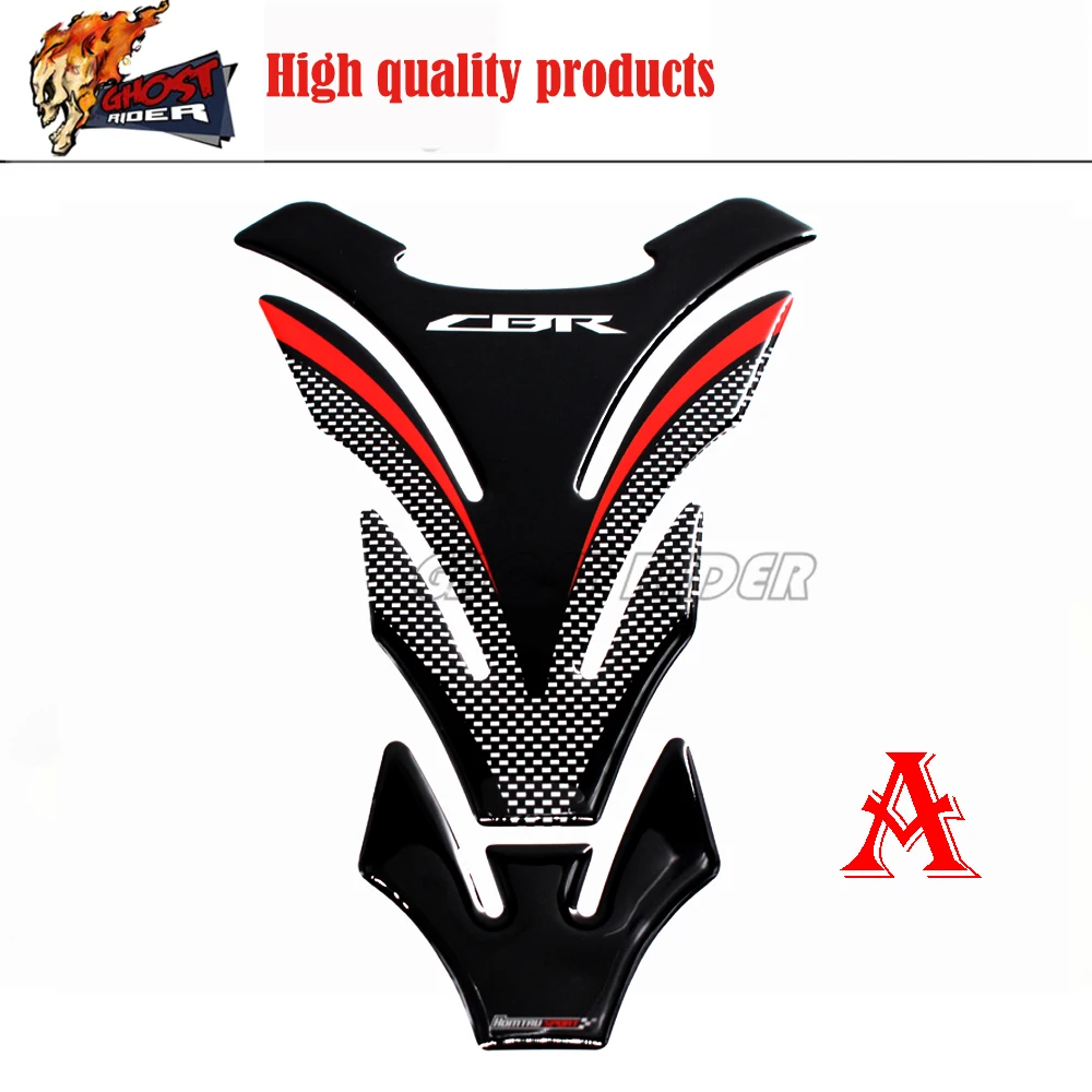 Подходит для Honda CBR 250RR 600RR 900RR 1000RR 650F 500R Fireblade3D углерода взгляд защитная накладка на бак мотоцикла стикеры наклейки чехол