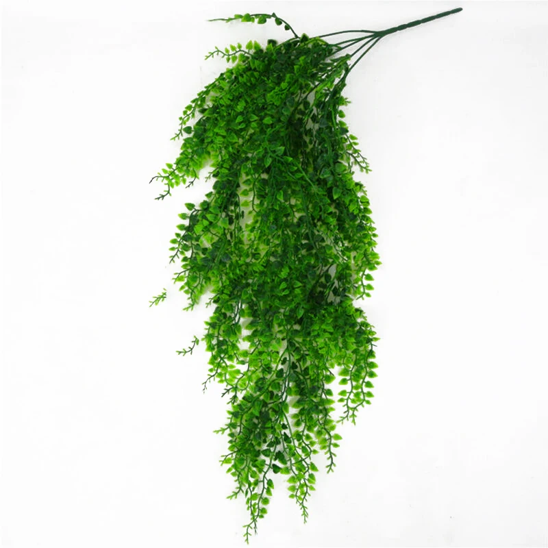 

Plastic Artificial Fake Ivy Green Plant Leaf Home Garden Wall Decor Hanging Garden Living Room Club Bar Vine Artificial Plants