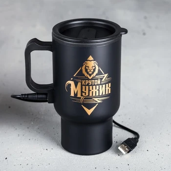 

Thermo mug with USB "Cool man", with a lid, 450 ml