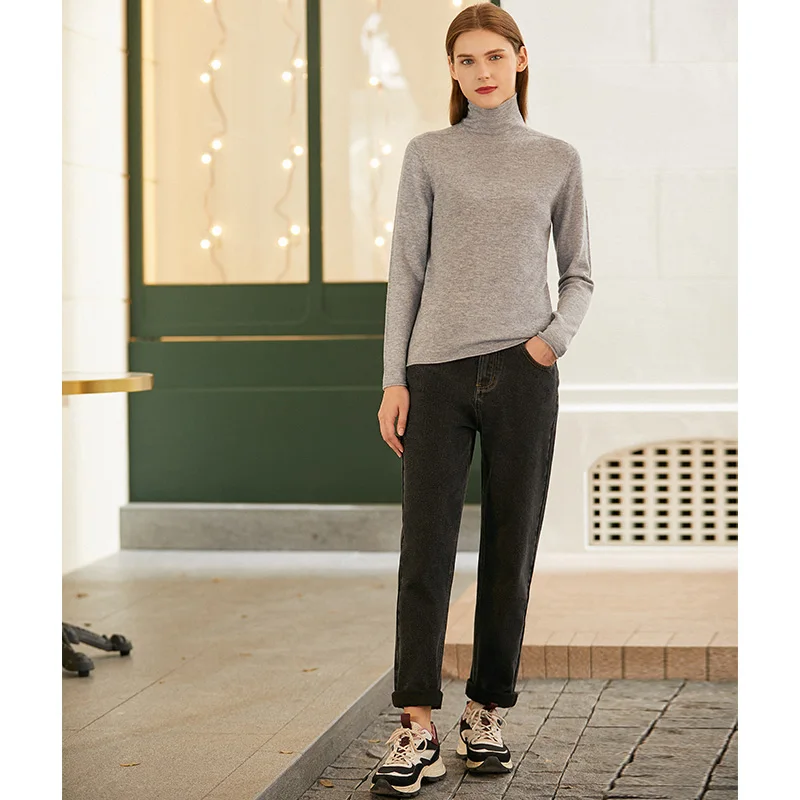Amii Minimalism Winter Sweaters For Women Fashion