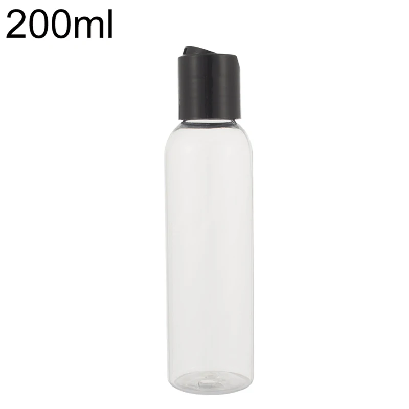 

Free Shipping 200ml Water Bottle Refillable Plastic Cosmetic Cream Lotion Clear Container Makeup Face Toners Shampoo Packaging
