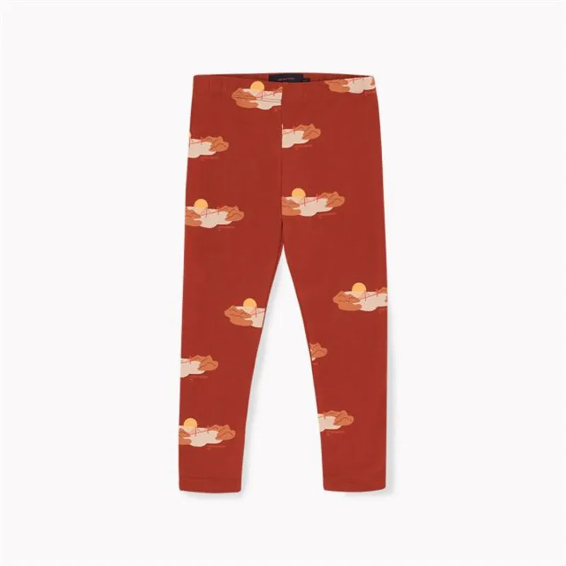 Red Pants EnkeliBB года, модная футболка и штаны для маленьких мальчиков и девочек брендовая футболка с рисунком кота и слона для малышей Детские топы с рисунками, штаны - Цвет: Red Pants