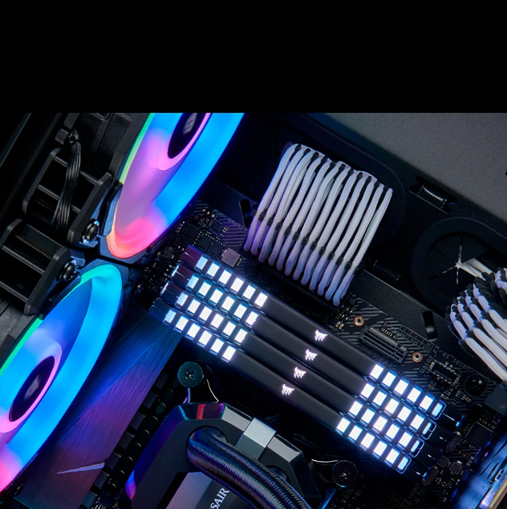 Corsair LL серия LL120 LL140 RGB 120 мм 140 мм двойной светильник RGB светодиодный PWM одиночный вентилятор упаковка 3 вентилятора с светильник ing Node Pro