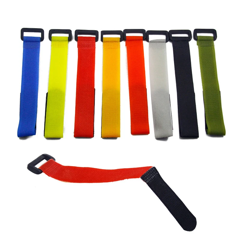 Fishing Rod Tie Holder Strap Suspender 5/10/20pcs Fastener Hook Loop Ties Belt Strapping Wrap Band Outdoor Fish Tool