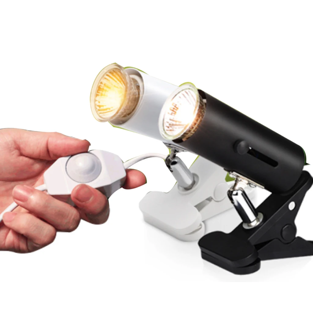 220V UVA UVB 3 0 Reptile Lamp Kit with Clip on Ceramic Light Holder Turtle Basking 4