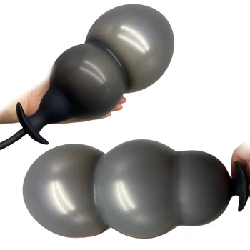 Expansion Diameter 13cm Inflatable Super Anal Plug Inflatable Huge Butt Plug Vagina Anus Expansion Prostate Massage Ass Dilator 6