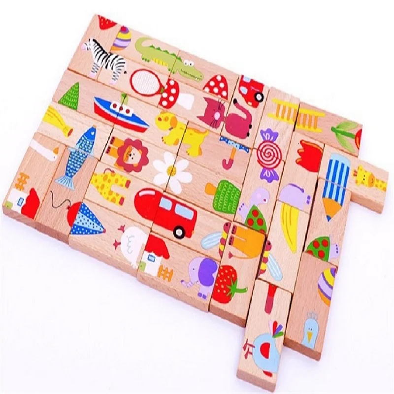 Монтессори материал Математика для детей раннее образование домино перевозки животных