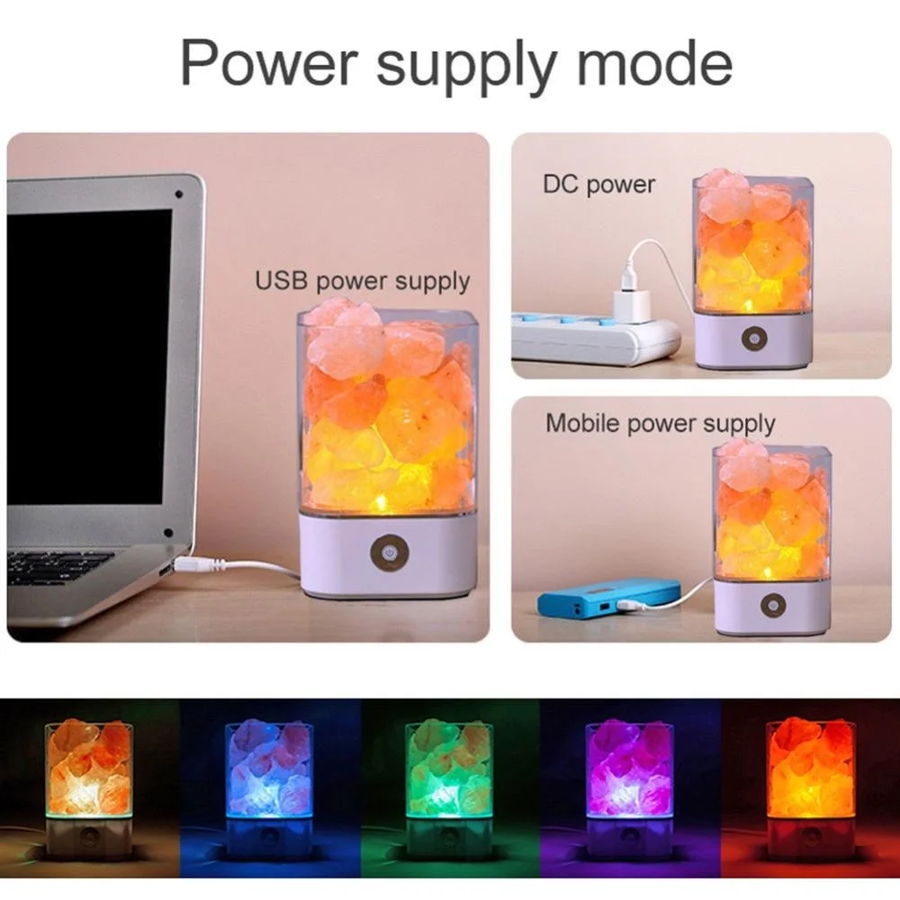Natural Himalayan Salt Lamp Air Purifier