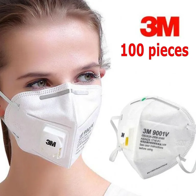 

In Srock DHL Free 3M 9001V 9002V 9501V 9502V Face Mask FFP3 Sanitary Working Respirator Filter Structure Mask Anti Virus Dust