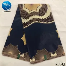 Воск liulanzhi ткани оптом хлопок батик ткань Африканская настоящая восковая Ткань 6 ярдов для платья ML54J01-ML54J26