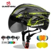"QUESHARK" ultraleichter Helm mit mit Objektiv QE111 geeignet für MTB Rennrad-Motorrad-Reiten in 5 Farben unisex 1