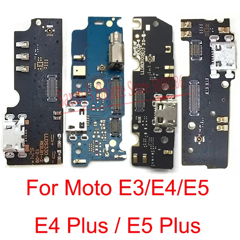 USB-порт для зарядки Micro Dock Connector Board Plug Charge гибкий кабель Motorola Moto E3 E4 E5 Plus + запасные