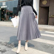 Повседневная Женская юбка Jupe Femme Hiver с высокой талией, Однотонная юбка из тюля, черные женские юбки