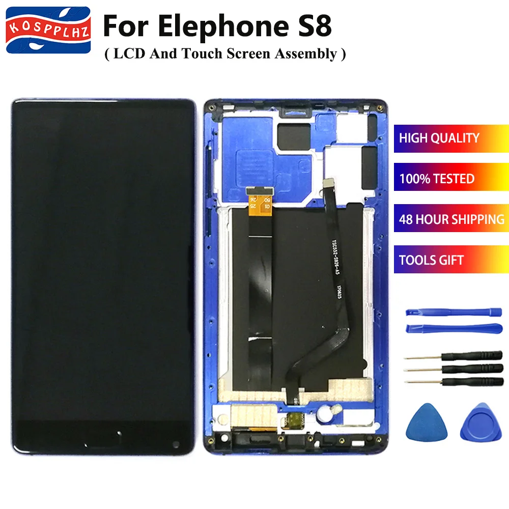 ЖК-дисплей и дигитайзер сенсорного экрана для Elephone S8 6 0 дюйма оригинальная