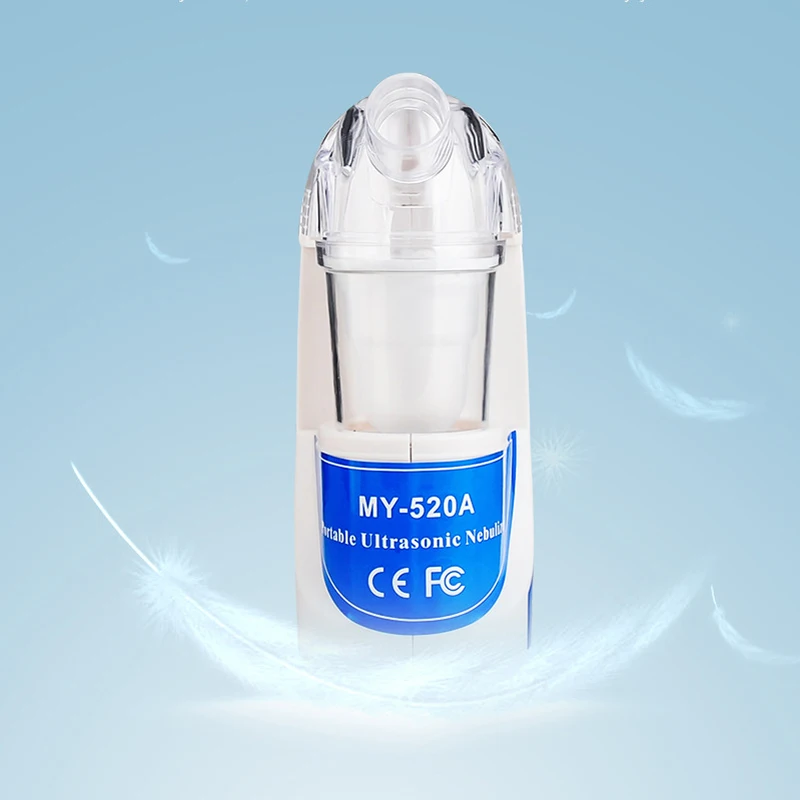 

Health Care Automizer Portable Mini Handheld Quiet Home Nebulizer Inhaler Ultrasonic Nebulizer for Children Adult Asthma Inhaler