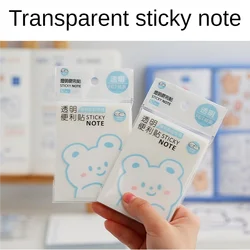 Autocollants transparents en forme d'animaux de compagnie, jolis et imperméables, papeterie pour étudiants et portefeuille, décoration de bureau 