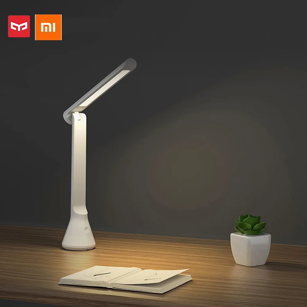 Оригинальный xiaomi mijia Yeelight складной USB Перезаряжаемый Светодиодный настольный