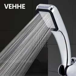 VEHHE высокое давление осадков Душевая Головка ABS Chrome экономии воды фильтр, распылитель сопла 300 отверстия панель мощный насадки для душа VE223