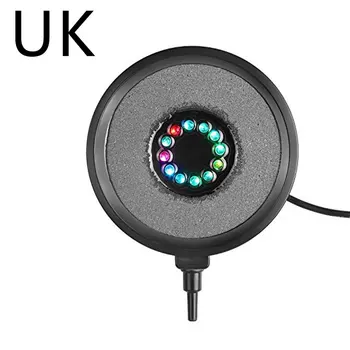 

QPL-100 Bubble Stone Aquarium Fish Tank Oxygenation Pump Aquarium Round Bubble Aeration LED Colorful Waterproof Light