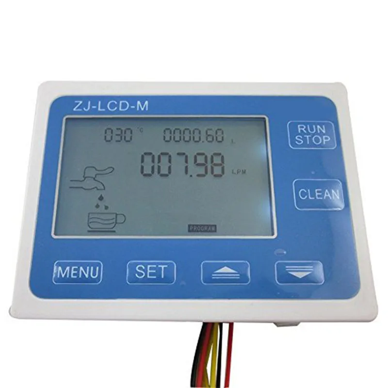 G 2 дюйма потока воды Сенсор метр+ контроллер с lcd-дисплеем 10-200L/мин+ 24V Мощность, штепсельная вилка европейского стандарта