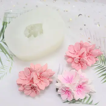 

Cherry Flower Silicone Fondant Mold Handmade Soap Cake Candle Resin Molds Tools