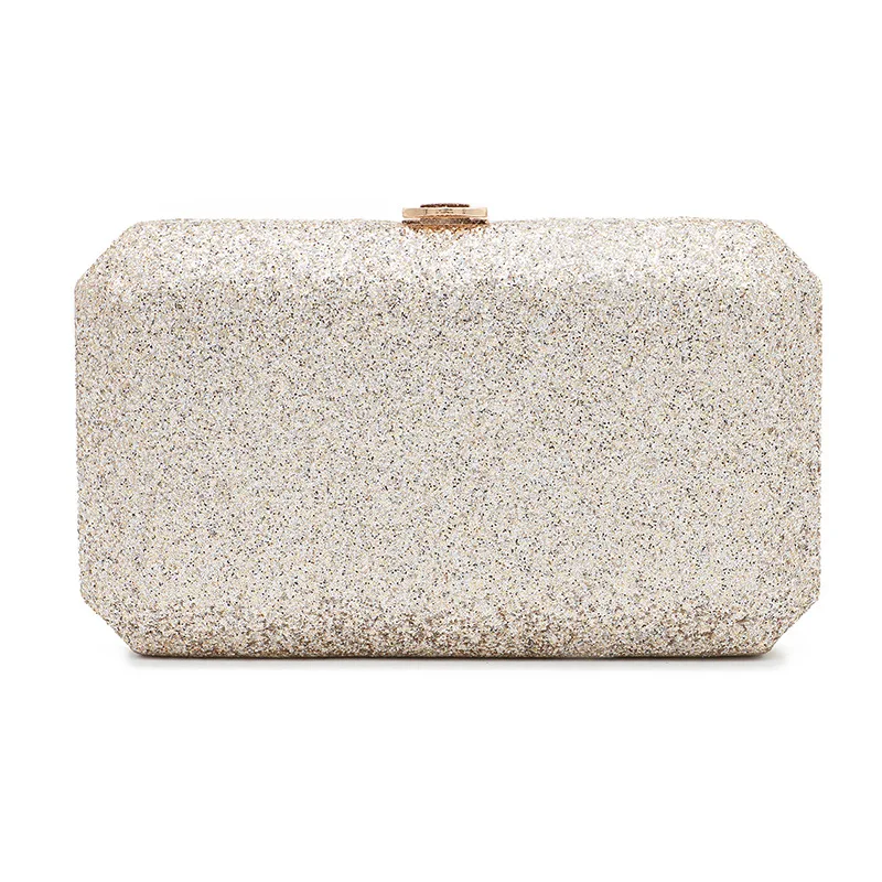 

MONNET CAUTHY Summer New Evening Bags Shiny Sequin Banquet Wedding Clutch Bag Solid Color Gold Silver Elegant Ladies Hasp Bags
