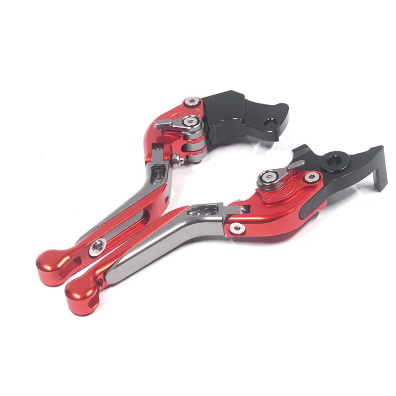 С логотипом CNC Золотой Мотоцикл тормозные рычаги сцепления для YAMAHA YZFR125 YZF R125 2008-2011 2009 2010 - Цвет: A RED