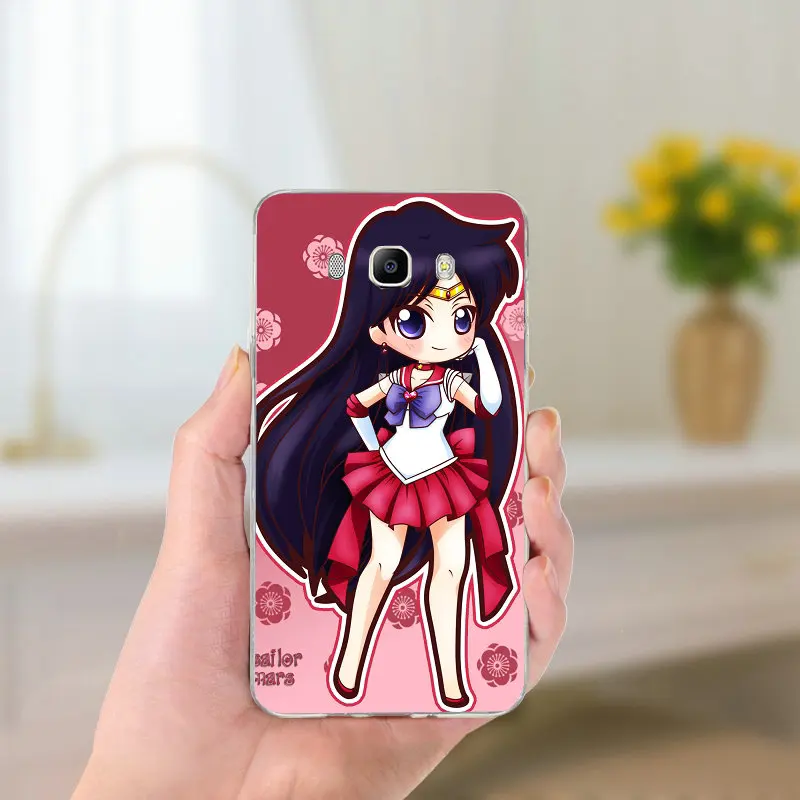 Мягкие силиконовые чехлы из ТПУ для телефонов Samsung Galaxy J1 J2 J3 J5 J7 Coque Shell Fashion аниме Сейлор Мун девушка - Цвет: Picture 8