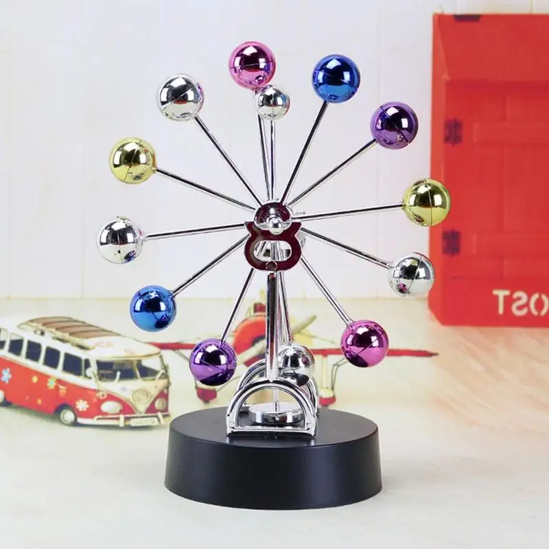 

Colored Ferris Wheel Perpetual Motion Office Decoration Automatic Permanent Ferris Wheel Toy Magnets And Physics Education Tools