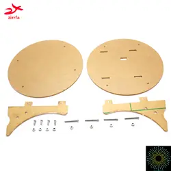 Цветной RGB 12X18 Аврора светодиодный электронный diy набор акриловый чехол